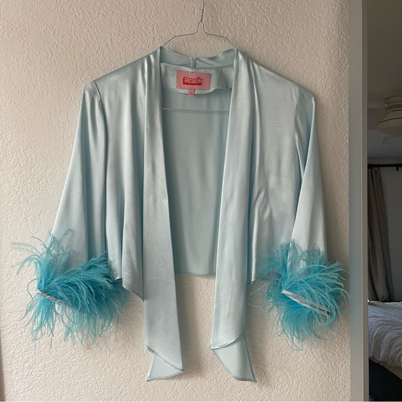 SOLD Rezek Studio Foxy Top in Aqua XS - Picture 4 of 6